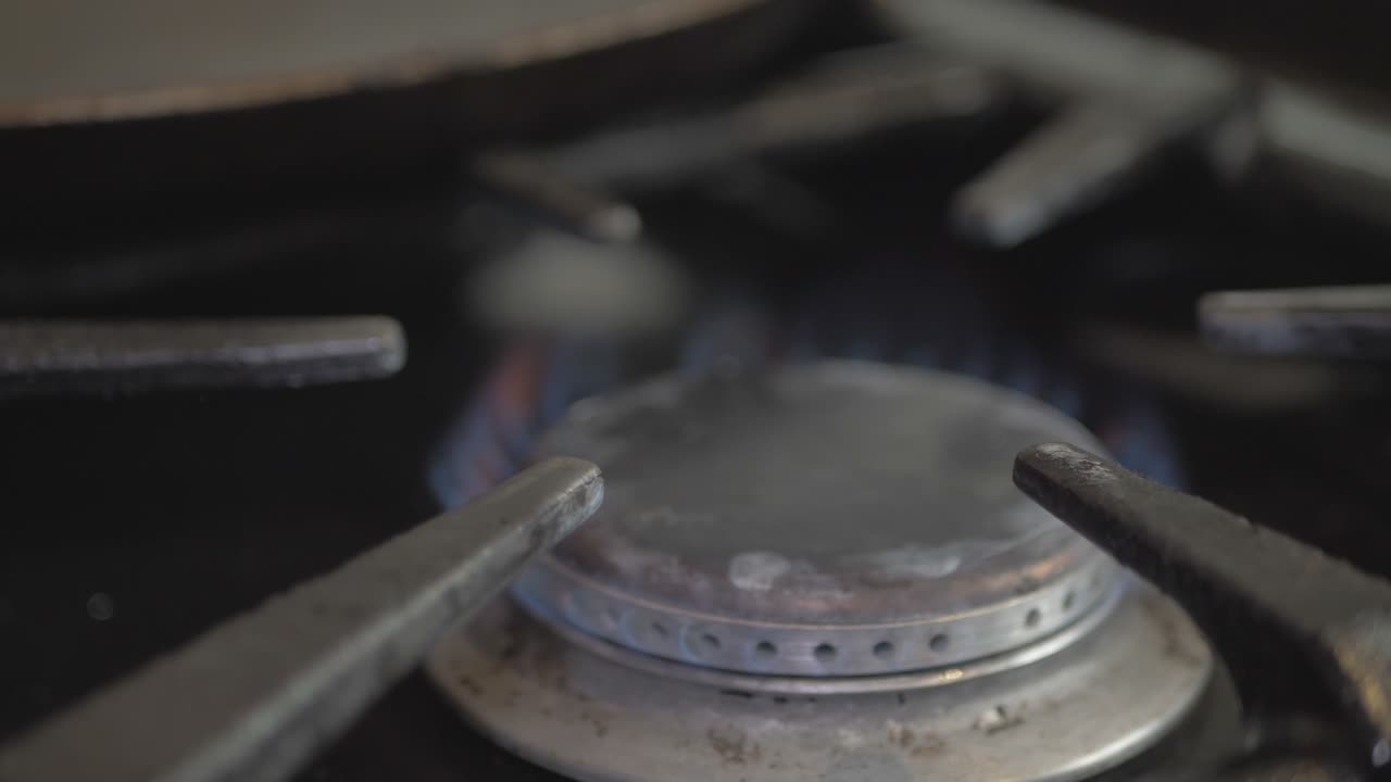 Fire in the Gas Stove