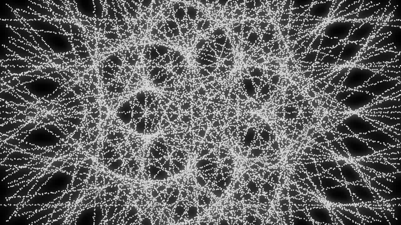 White color Dot Shape Pattern animation motion graphics