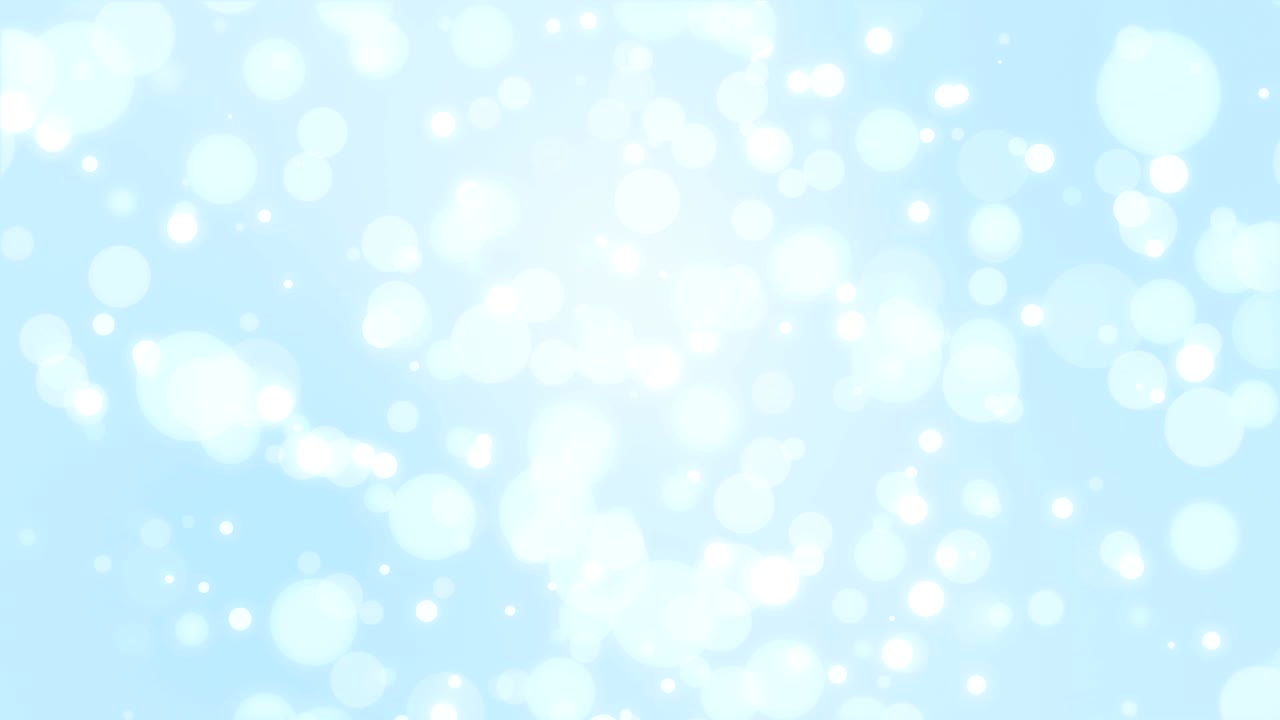 파란색 겨울 보케 배경