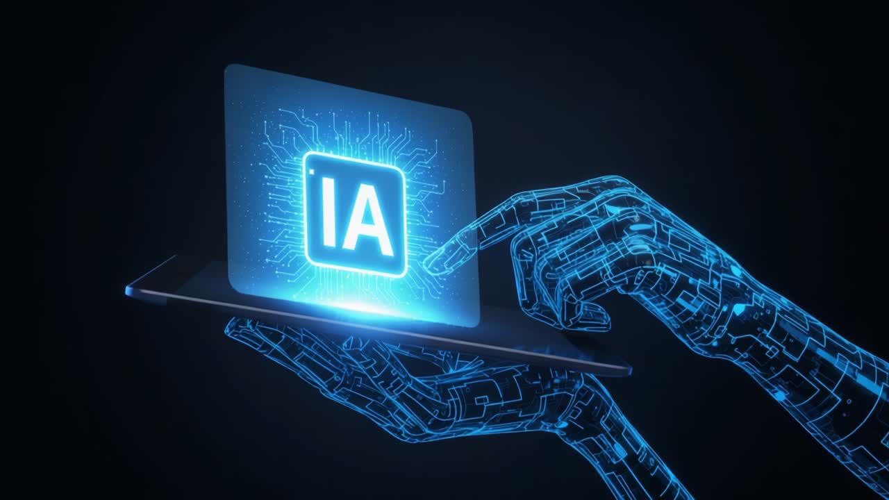 Exploring the Intersection of Technology and Intelligence Through a Digital Representation of Artificial Intelligence Concepts and Interactive Interfaces in a Futuristic Design