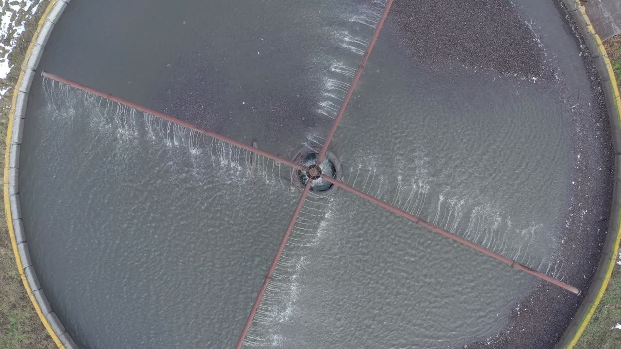 하수 시설, 공중 전망, 하수 청소, 정화 및 필터링