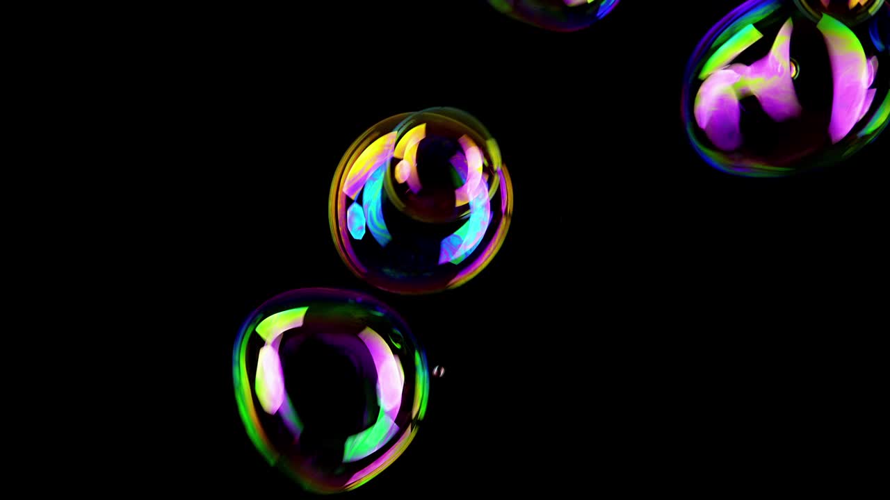 Soap bubble background.