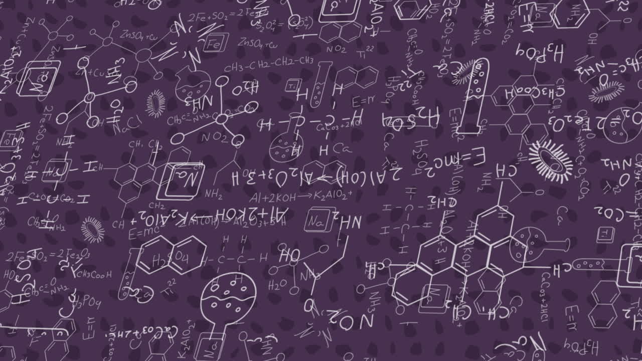 animación del procesamiento de datos científicos sobre un fondo oscuro