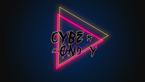 Cyber-Monday-with-neon-triangles-on-black-gradient