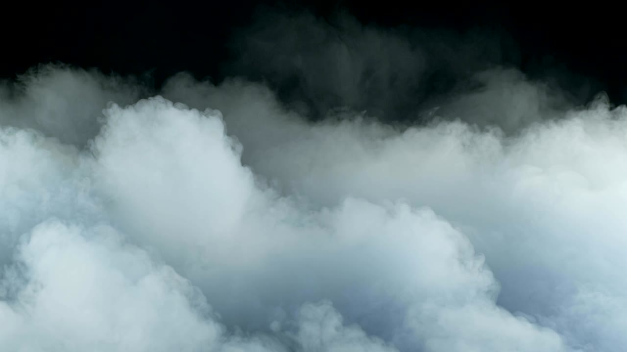 nubes de humo de hielo seco realista