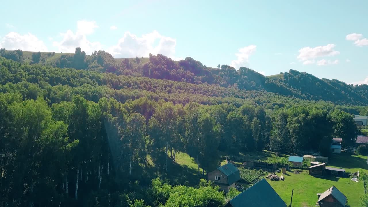 관광 도시 산과 소나무 와 낙 ⁇  숲 산 강 2 의 공중  ⁇ 상