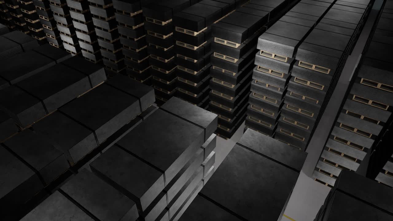 Warehouse Storage of Metal Sheets