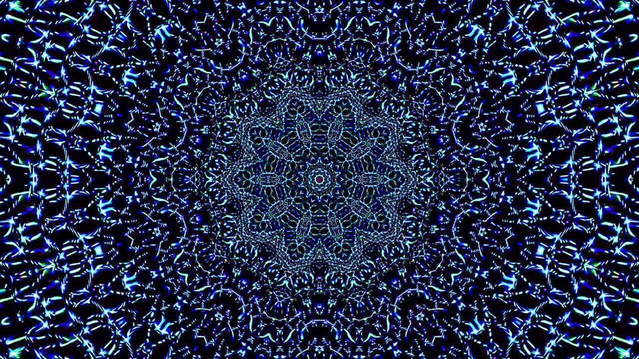 luz abstracta brillante que gobierna el color completo, caleidoscopio