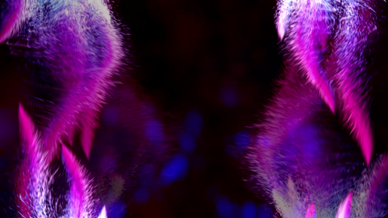 Belle particelle in 4K. Loop continuo.