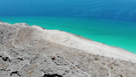 Whale's-tail,-between-Playa-Coyote-and-Playa-Burro,-Baja-California-Sur,-Mexico