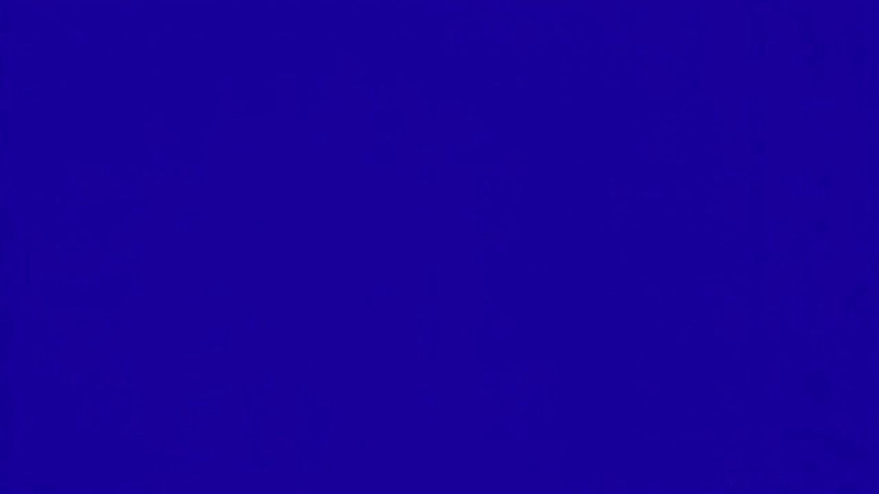Abstract Blue Shape Expanding and Contracting on Black Background