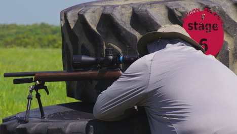 marksmanship in a long-range shooting event