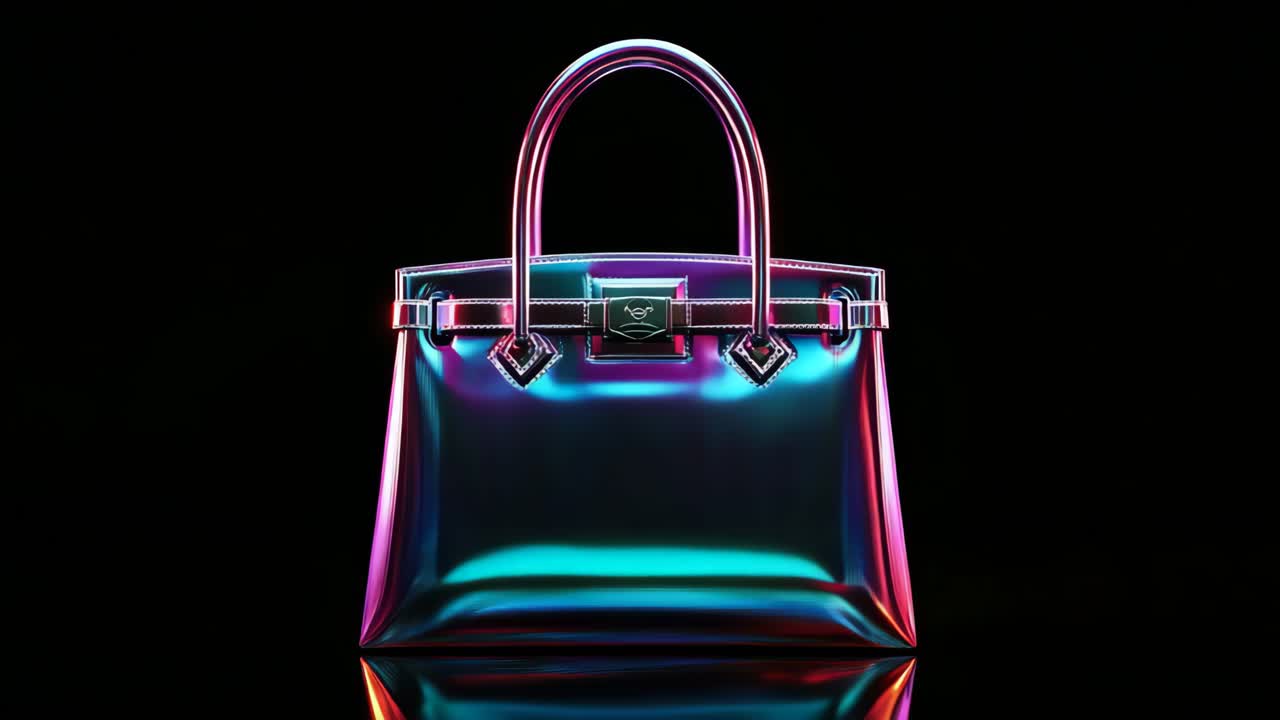 Colorful Holographic Purse