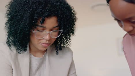 fashion, designer team and black women sewing