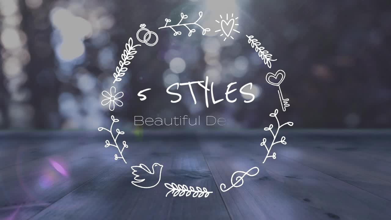 Wedding and Love Design Elements