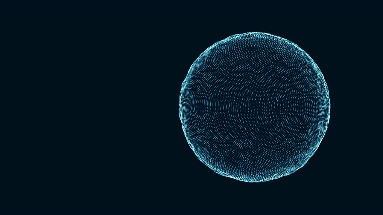 3D sphere morphing and rotating