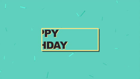 Cheerful-birthday-card-with-yellow-banner-and-geometric-blue-background