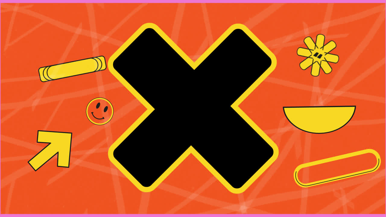 Cool Slide Background 02 With Frame For Media On Alpha