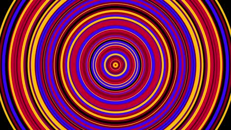 círculo colorido con movimiento giratorio hipnótico, generado por computadora. representación 3d del fondo de vórtice abstracto