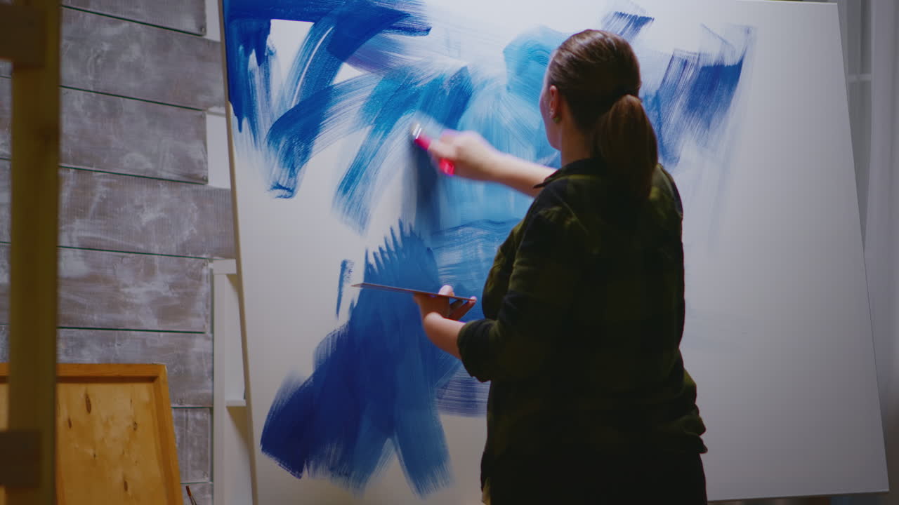 pintura con pintura al óleo