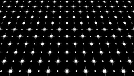 graphic pattern in black and white that tilts up and moves.
