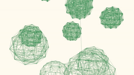 complex network of interconnected nodes illustrating relationships and connections