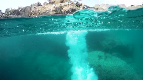 salto de acantilado grecia gopro