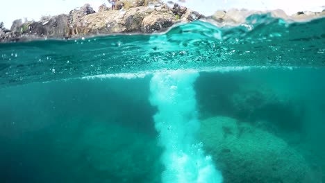 cliff jumping greece gopro