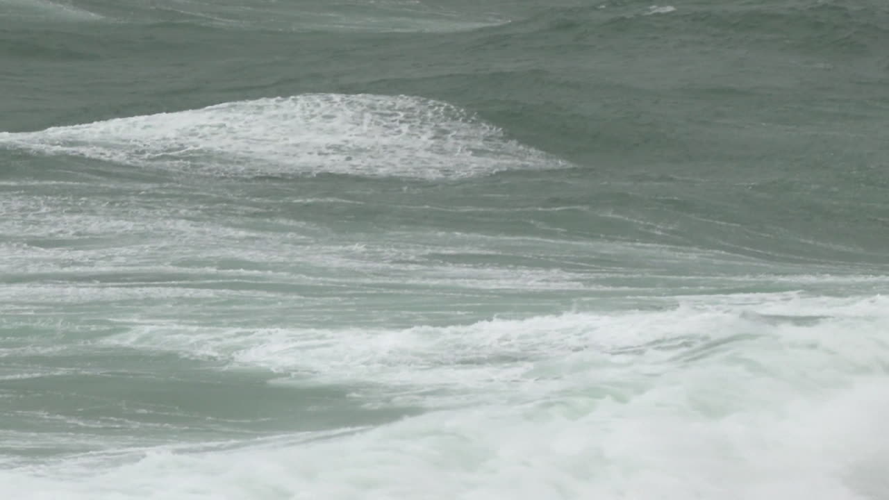 Powerful Ocean Waves in a Storm