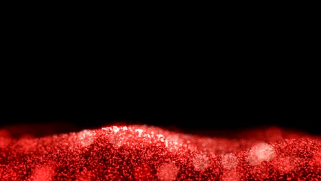 red shiny waving moving flowing ripple glitter background abstract seamless vj loop particles backdrop alpha matte