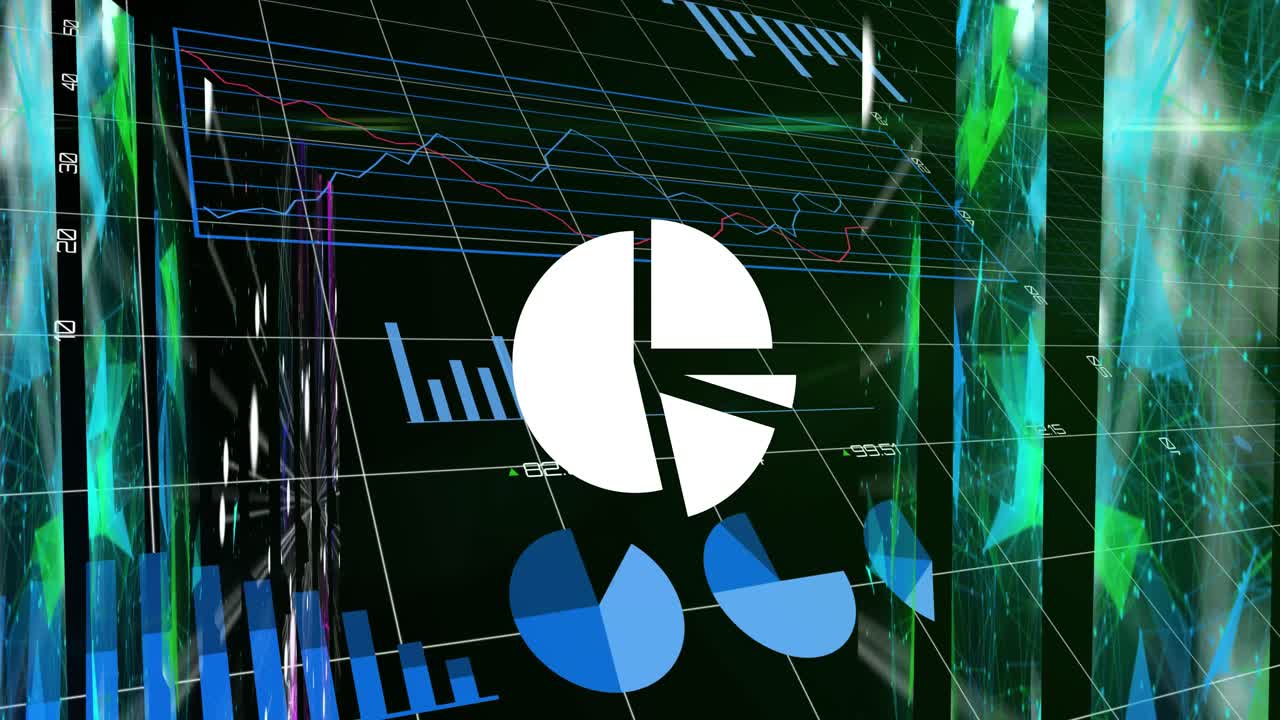 animación de las estadísticas y el procesamiento de datos financieros en la red