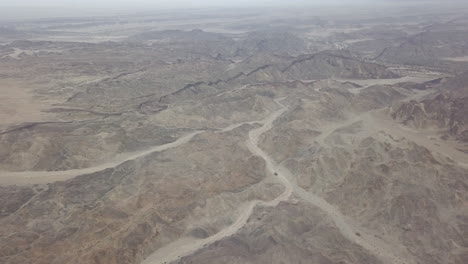 aerial panning shot of goanikontes landscape