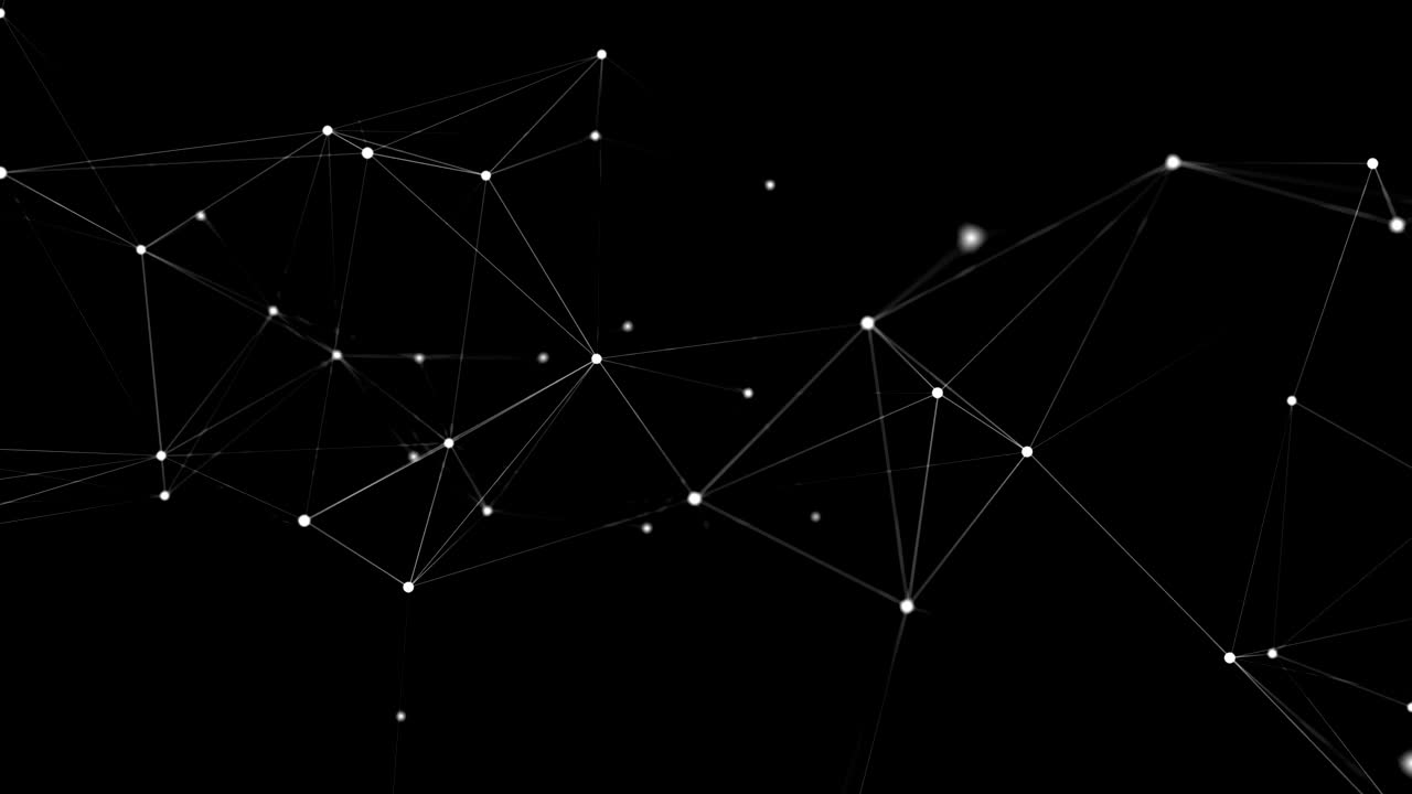 Abstract plexus futuristic network connection technology