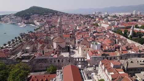Aerial: Split&#039;s Katedrala Sv
