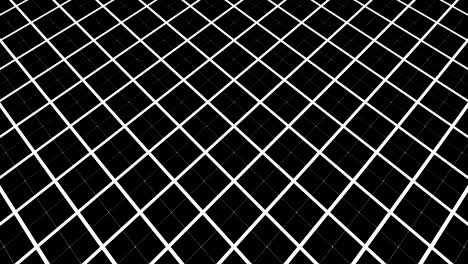 graphic pattern in black and white that tilts up and moves.