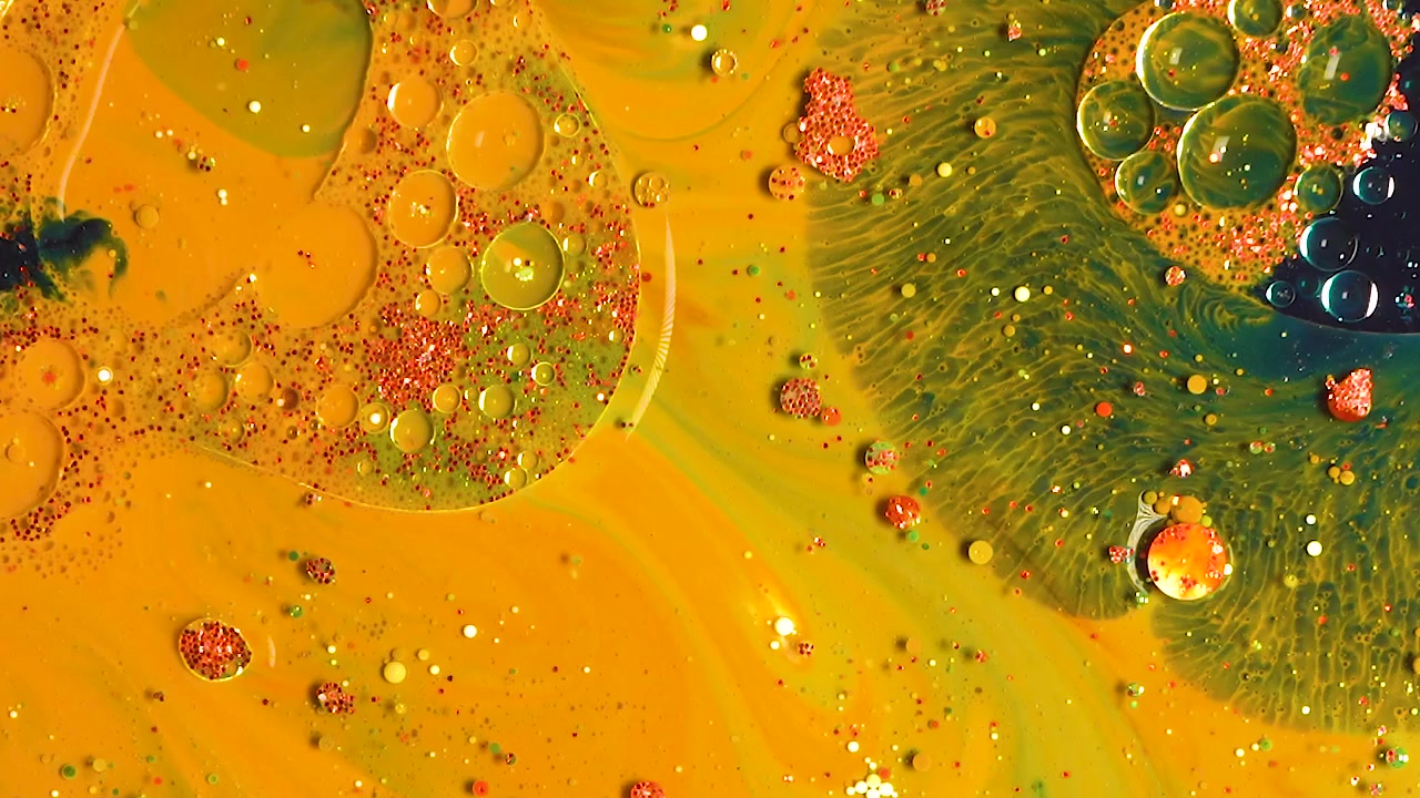 Fundo abstrato com textura explodindo em close-up de mistura de cores