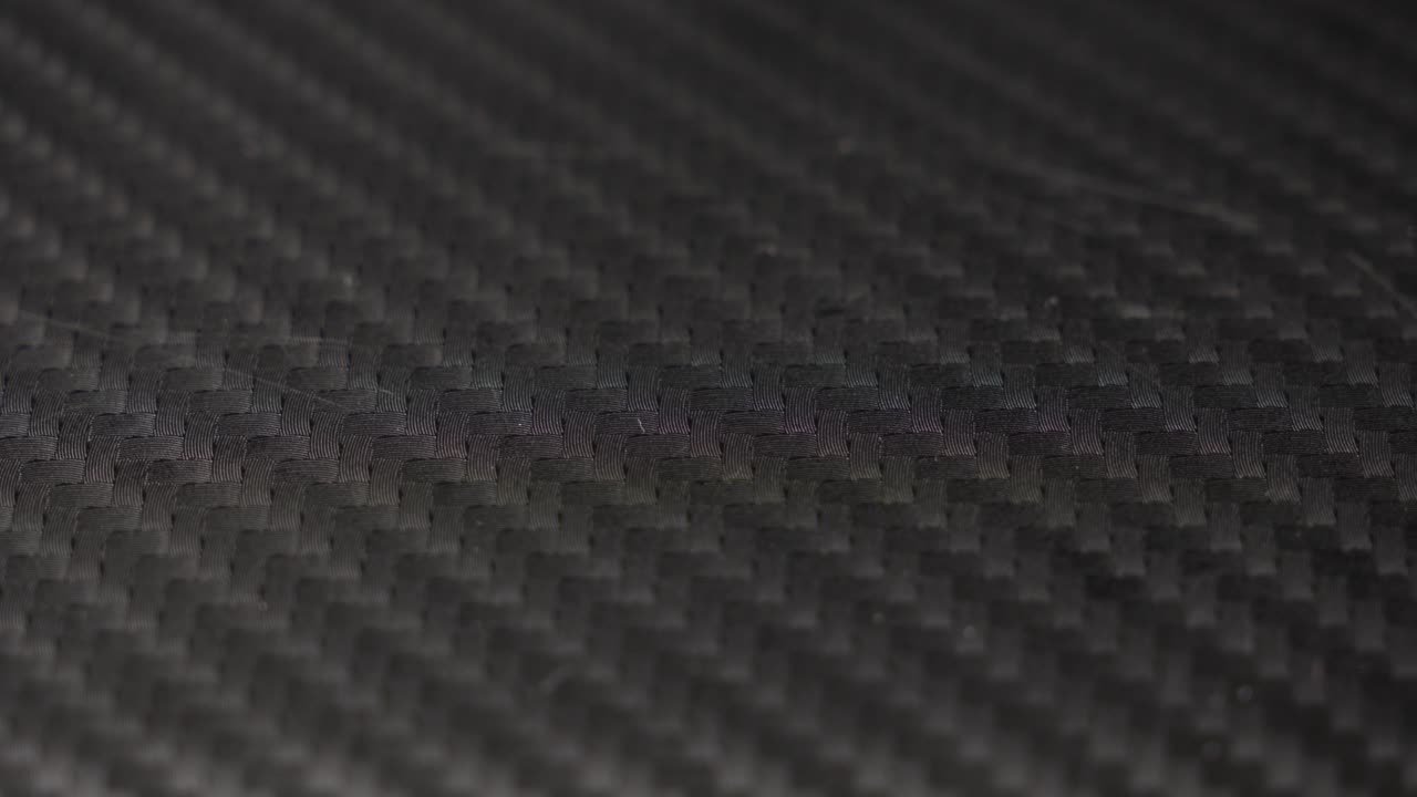 Macro Shot Of Black Woven Fabric Texture