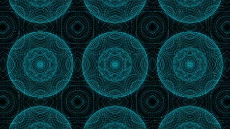 patrón de luz azul diseño gótico animación gráficos de movimiento