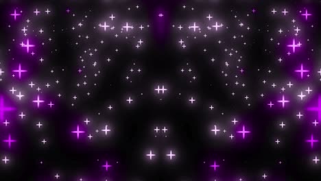 gráficos de movimiento de partículas de rotación de estrellas