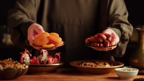 dried fruits displayed