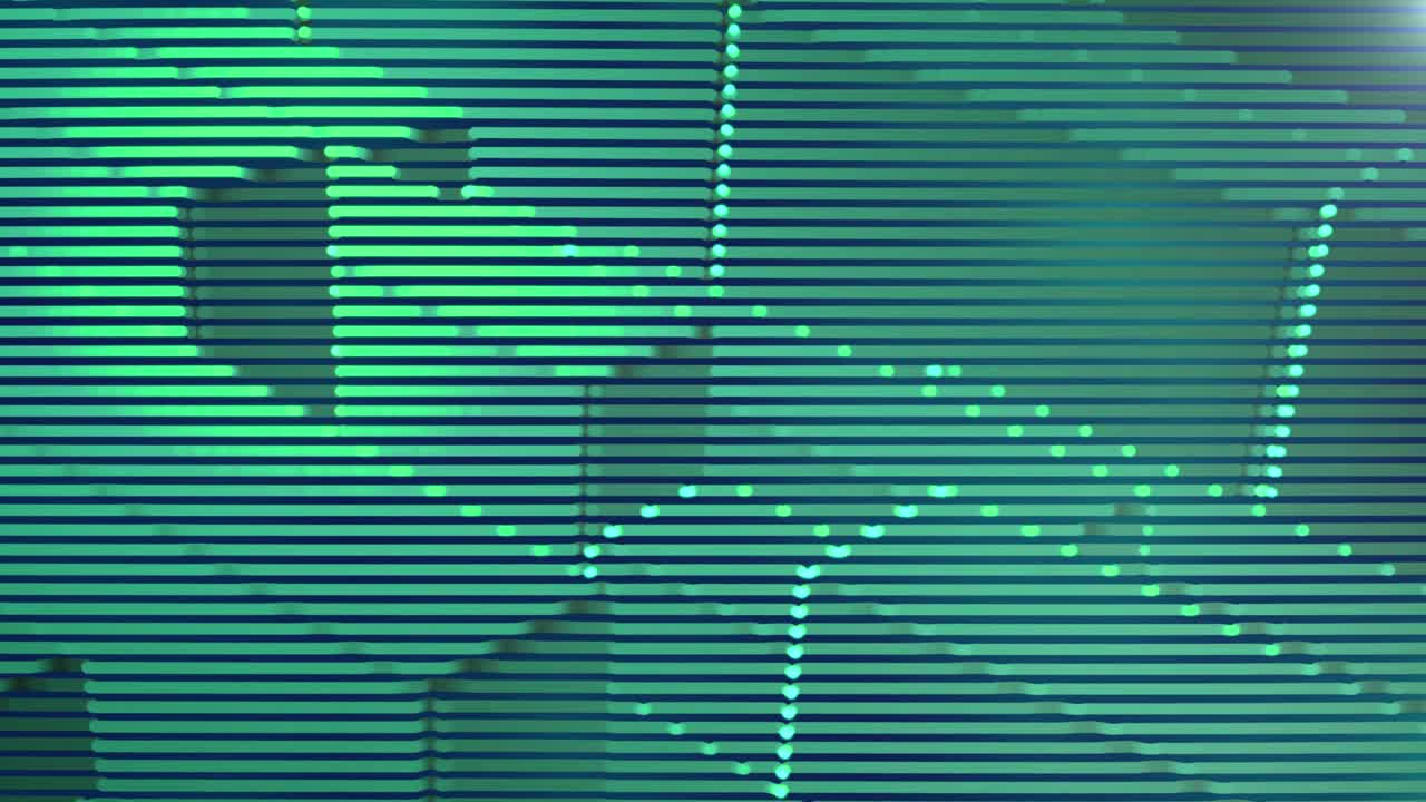 fondo multicolor animado de partículas redondas