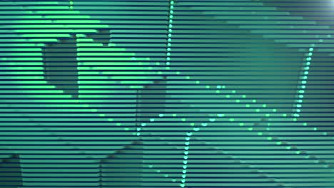 fondo multicolor animado de partículas redondas