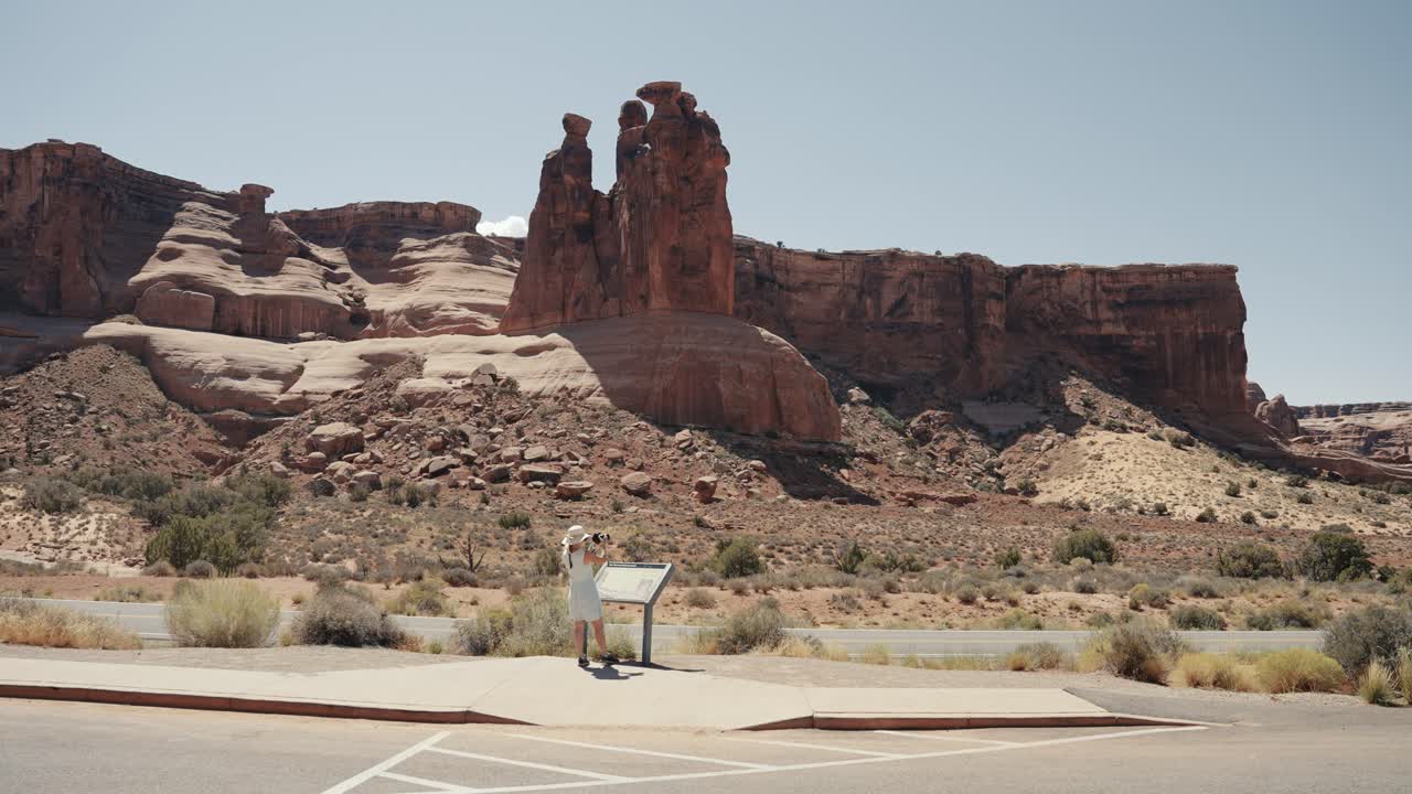 Watch as tourists from around the world visit the stunning Arches National Park in Utah. Marvel at the natural wonders and breathtaking scenery that make this park a must-visit destination.