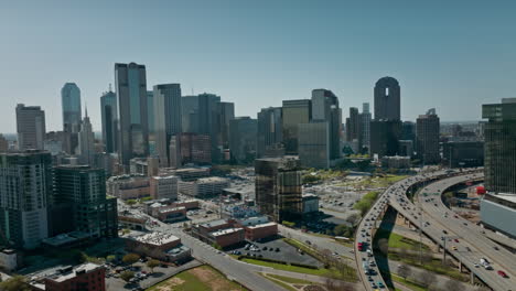 aerial view of dallas, texas