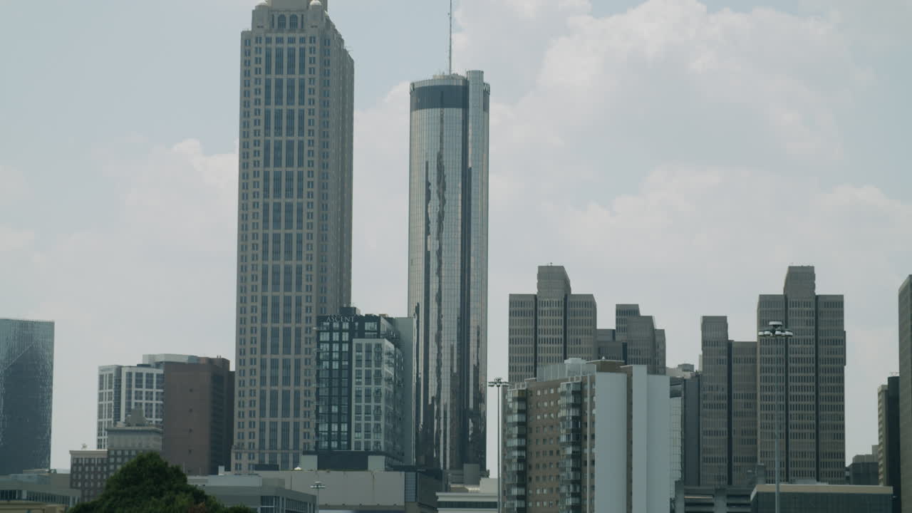Atlanta Skyline on a Cloudy Day