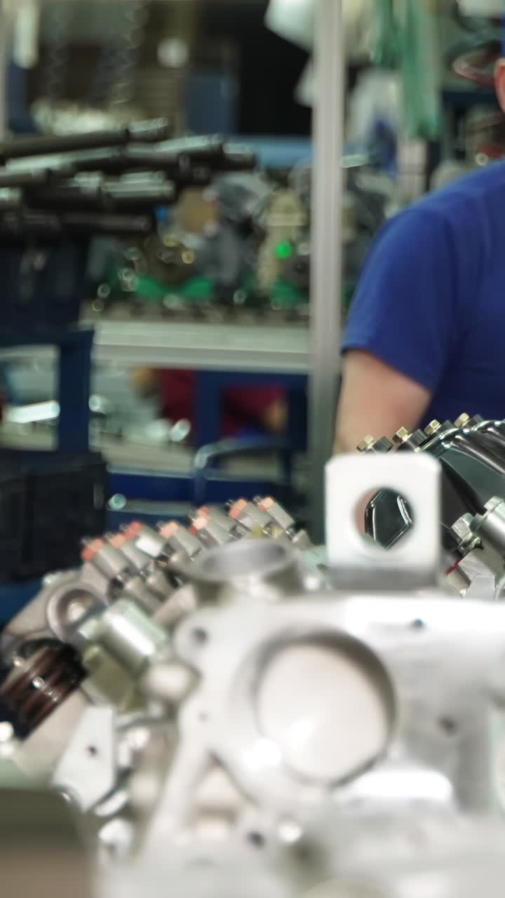 reparación y mantenimiento de motores en un taller