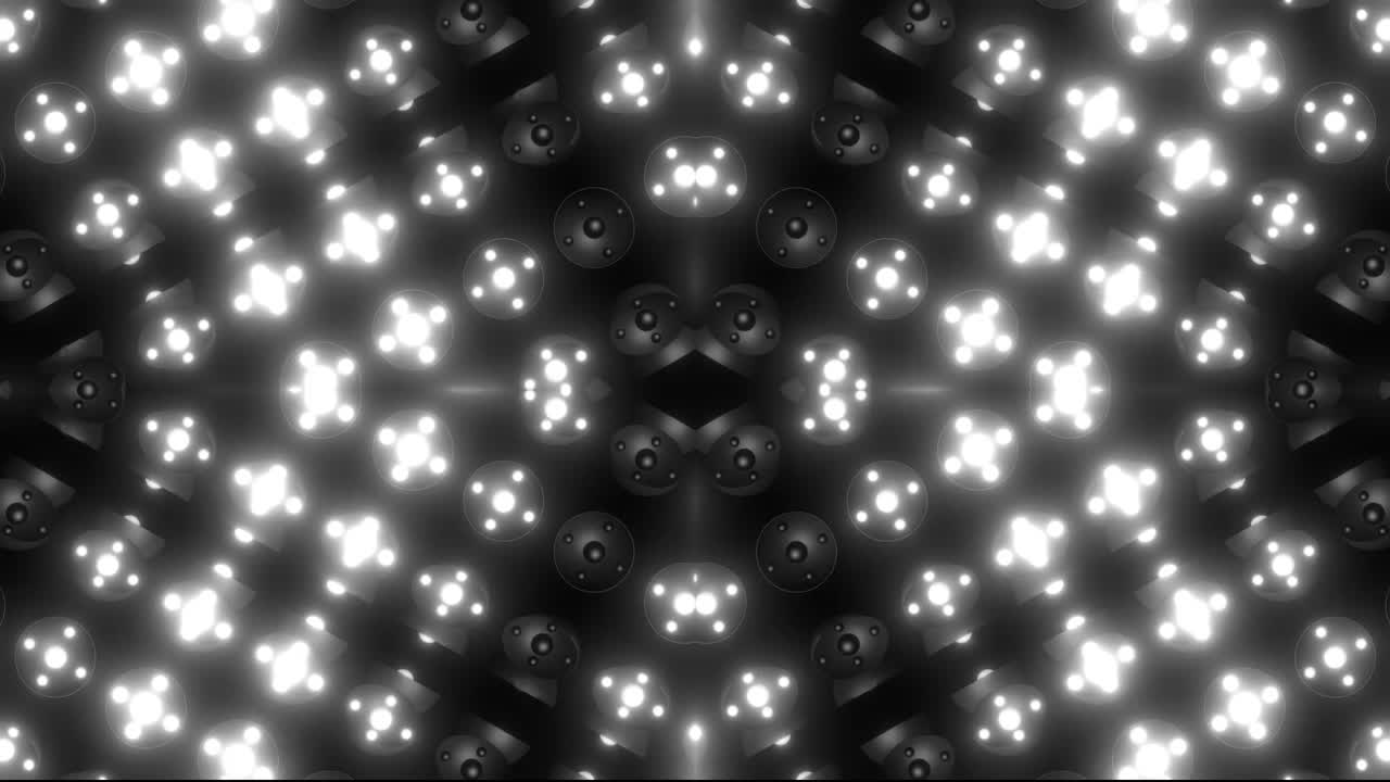 Abstract Symmetrical Light Pattern
