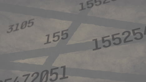 animación del procesamiento de datos científicos y formas