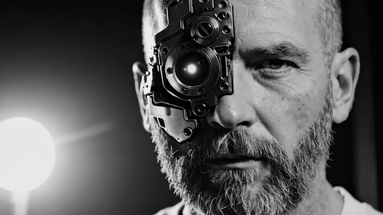 사이버네틱 눈을 가진 남자