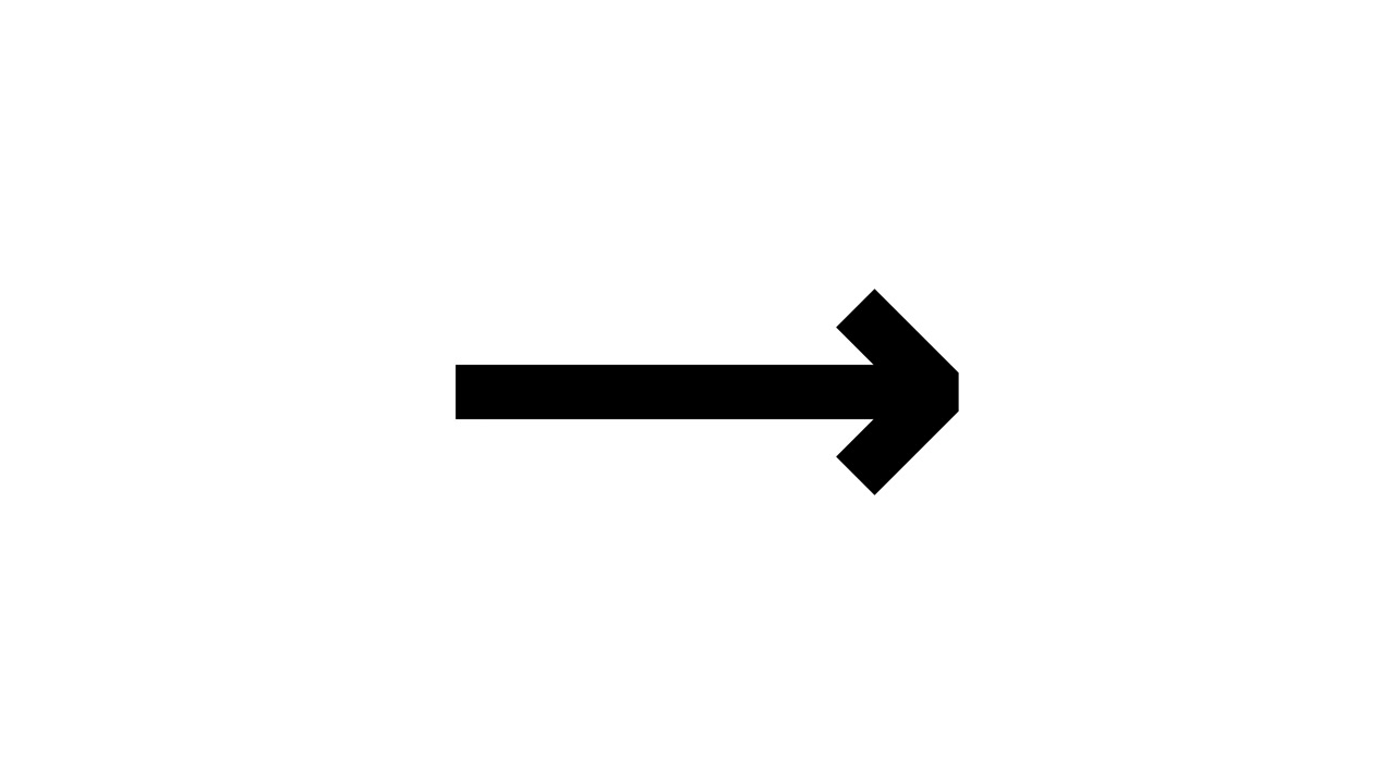 Animated Black Arrows Forming Various Geometric Paths on White Background